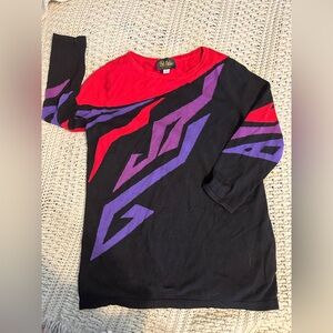 Bob Mackie Graphic Sweater